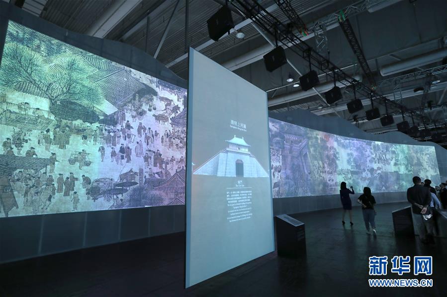 （图文互动）（3）《清明上河图3.0》数码艺术香港展在港开幕