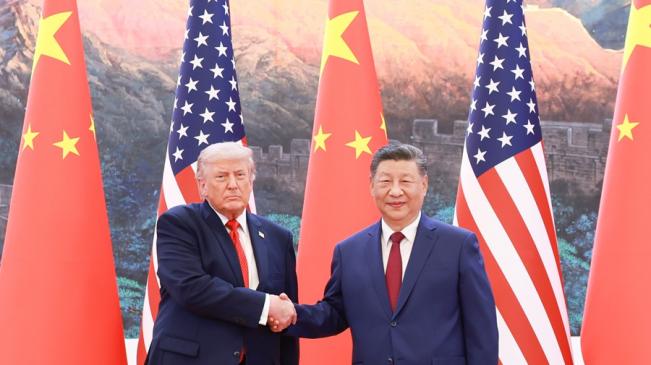 习近平同美国总统特朗普会谈
